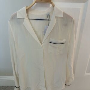 Equipment Cream Blouse